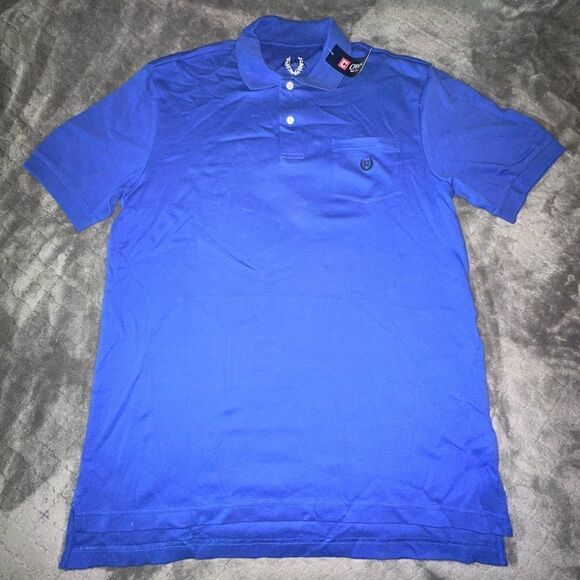 NWTs Chaps Royal Blue Polo Shirt Size Medium - Picture 1 of 5